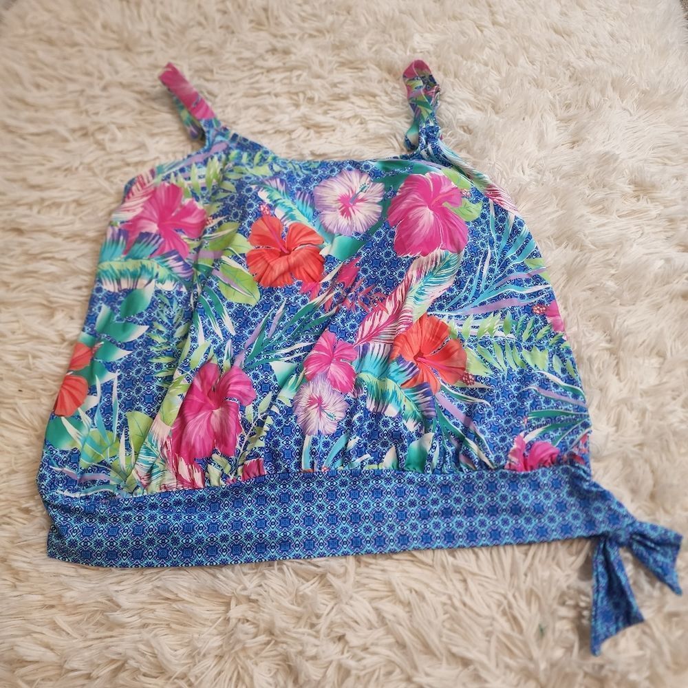Beach House tankini top 16W